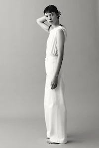 Jean large taille haute