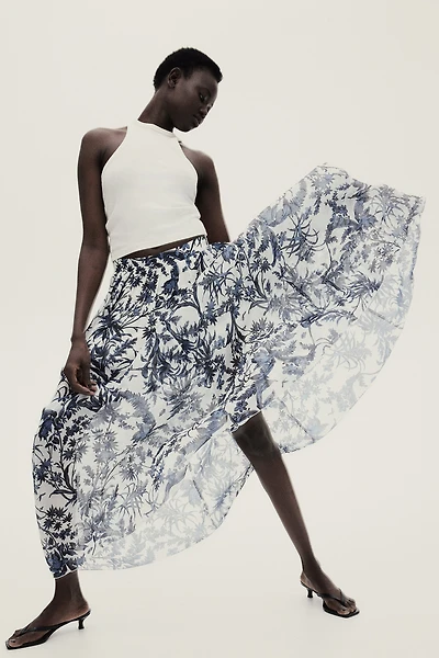 Chiffon Maxi Skirt