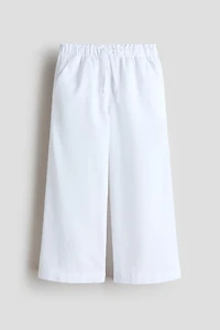 Linen-Blend Pants