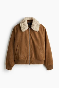 Jacket with Teddy Fleece Collar
