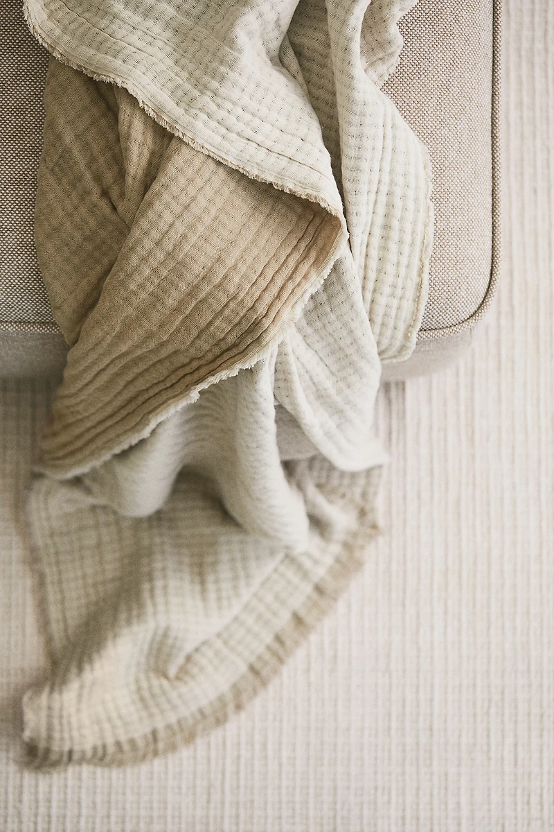 Couverture en mousseline de coton