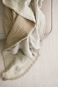 Couverture en mousseline de coton