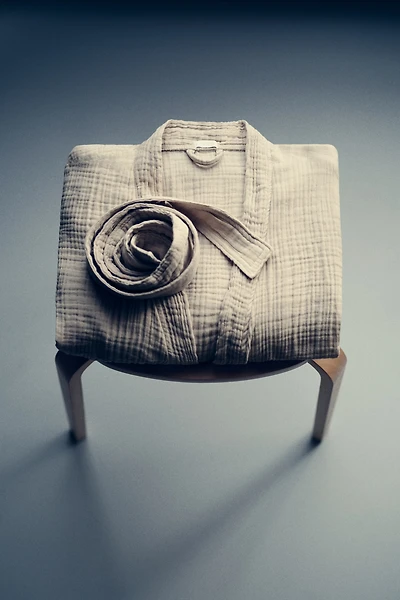 Robe de chambre en mousseline