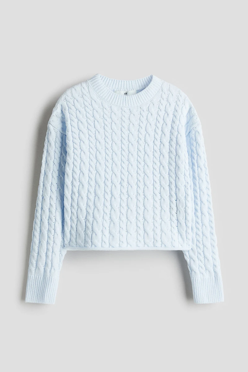 Cable-Knit Sweater