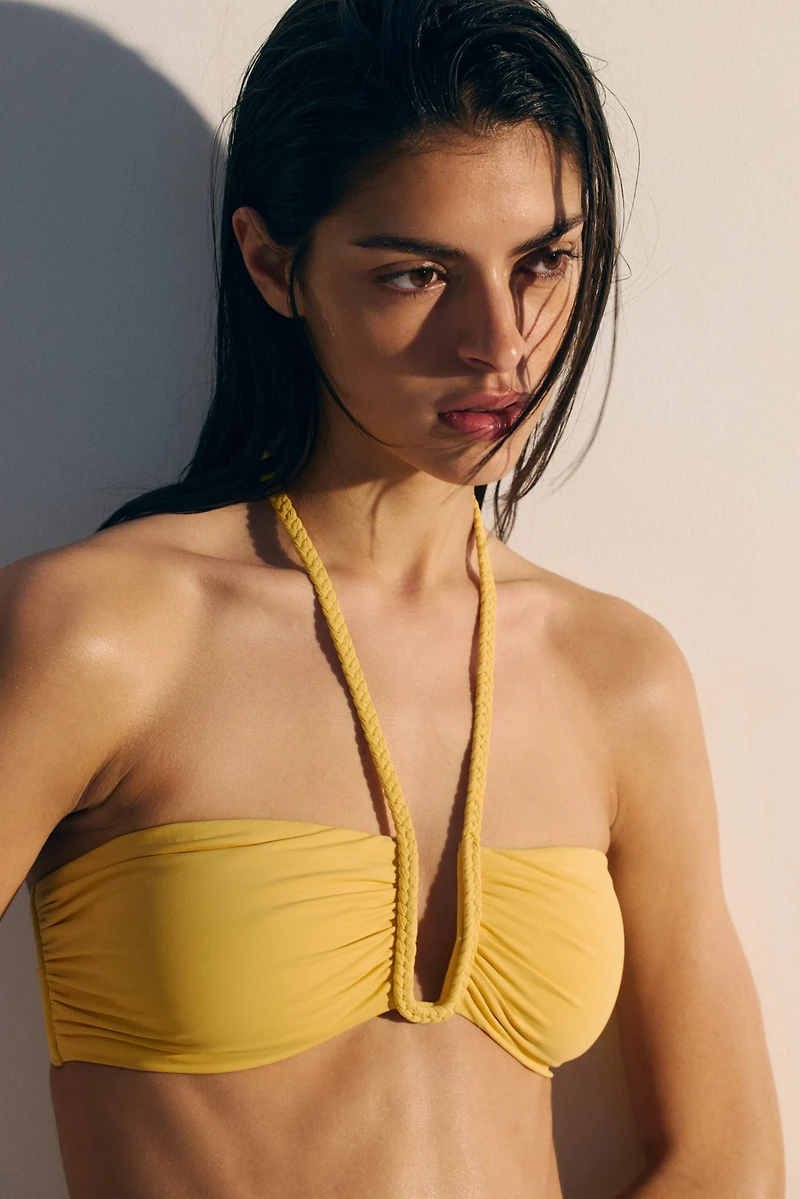 Haut de bikini bandeau coussiné