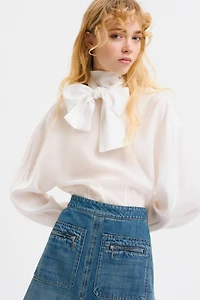 A-Line Denim Skirt