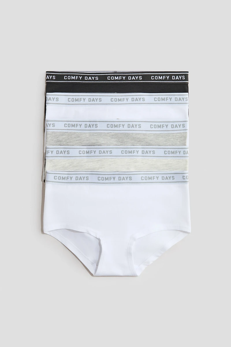 5-Pack Cotton Hipster Briefs