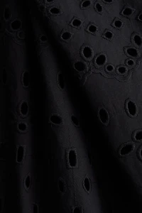 Skirt with Eyelet Embroidery