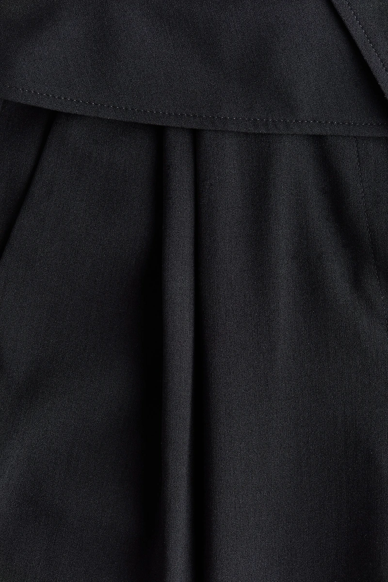 Foldover-Waist Bermuda Shorts