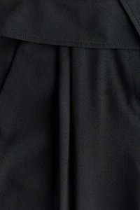 Foldover-Waist Bermuda Shorts