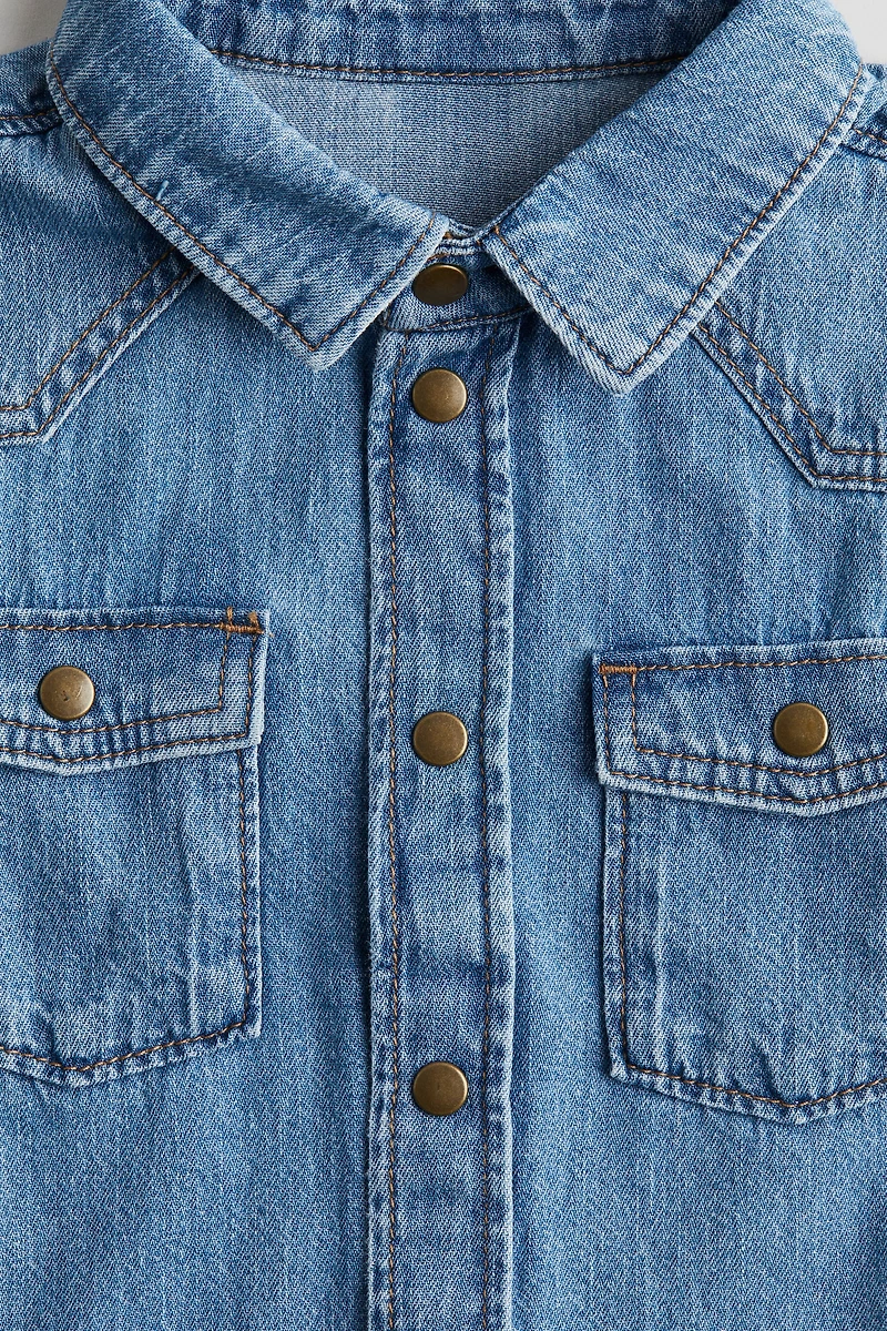 Cotton Denim Shirt