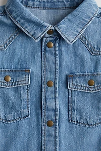 Cotton Denim Shirt