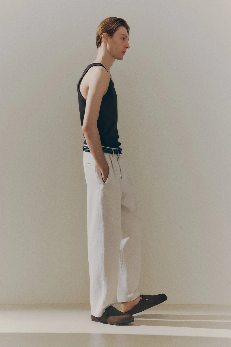 Slim Fit Ribbed Tank Top