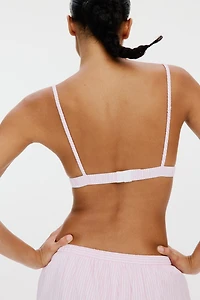 Cotton Pajama Bra Top