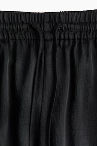 Pantalon large avec taille élastique