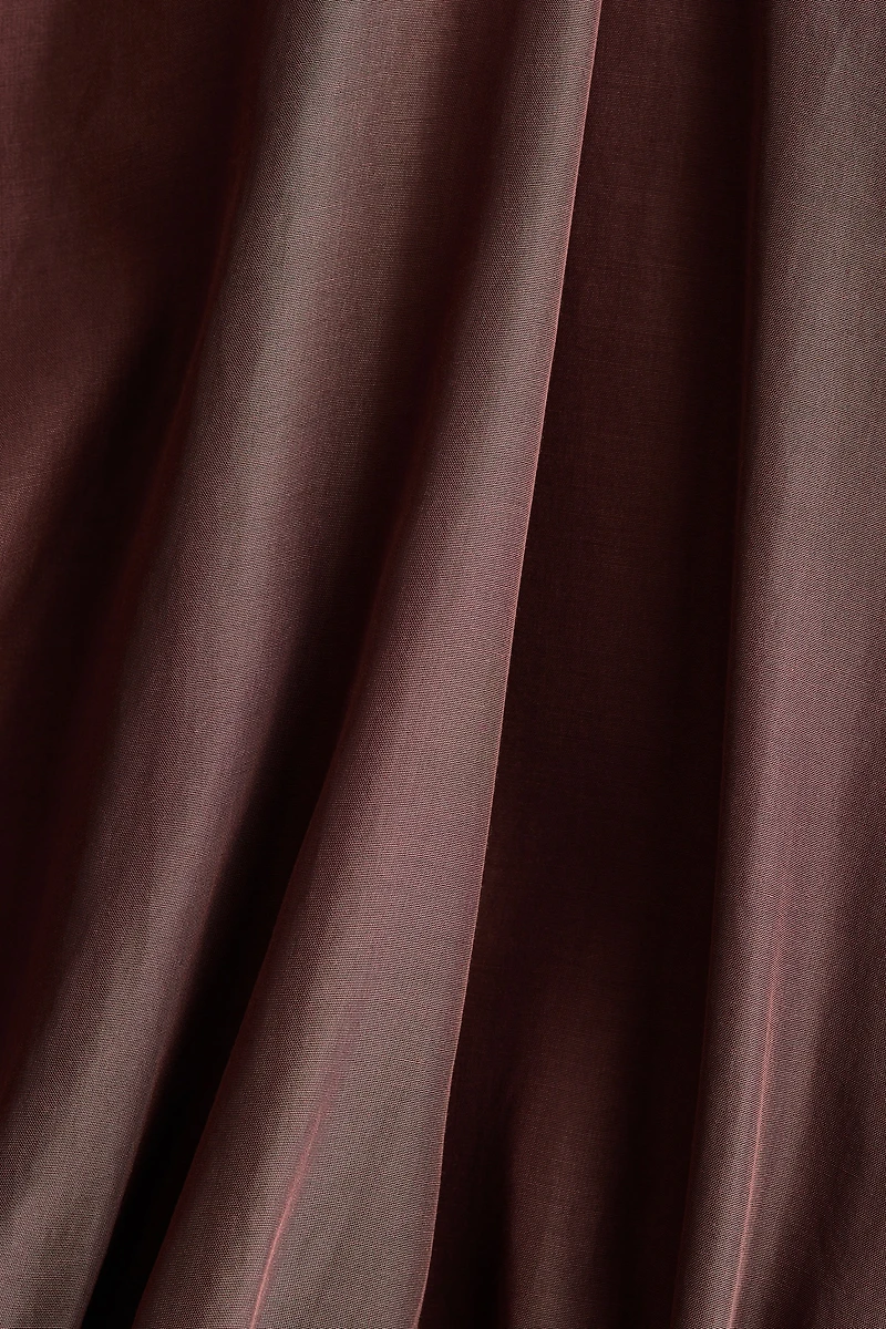 Braided-Detail Tunic Dress