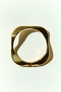 Bracelet jonc à charnière en métal