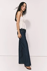 Bleecker High Rise Wide Leg Jeans