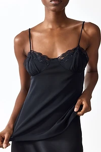 Lace-Trimmed Camisole Top
