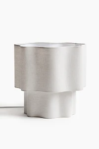 Fabric-Covered Table Lamp