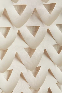 Perforated-Skirt Dress