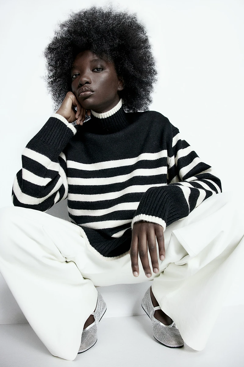Oversized Turtleneck Sweater