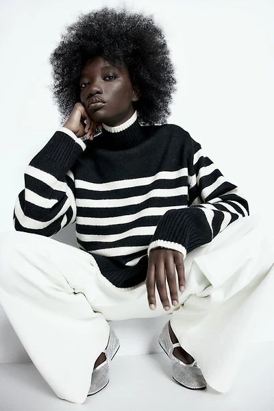 Oversized Turtleneck Sweater