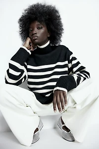 Oversized Turtleneck Sweater