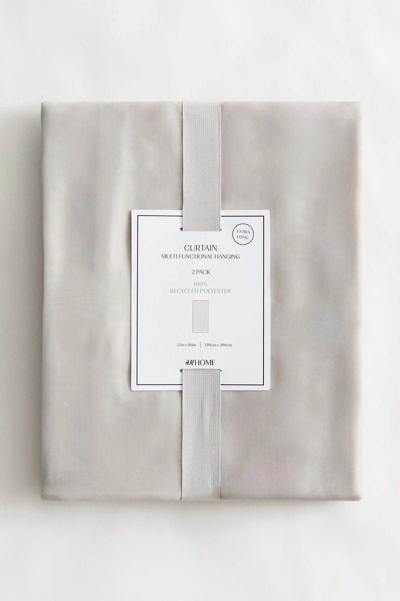 2-Pack Extra-Long Curtain Panels