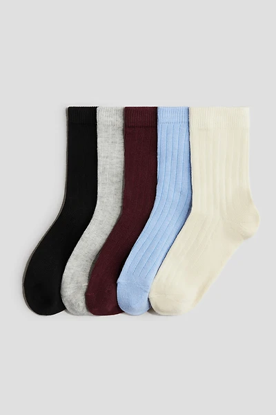 5-pack Ribbed Socks