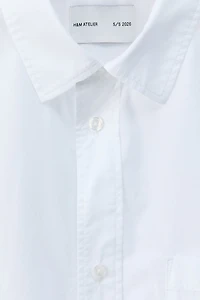 Chemise ample en popeline de coton
