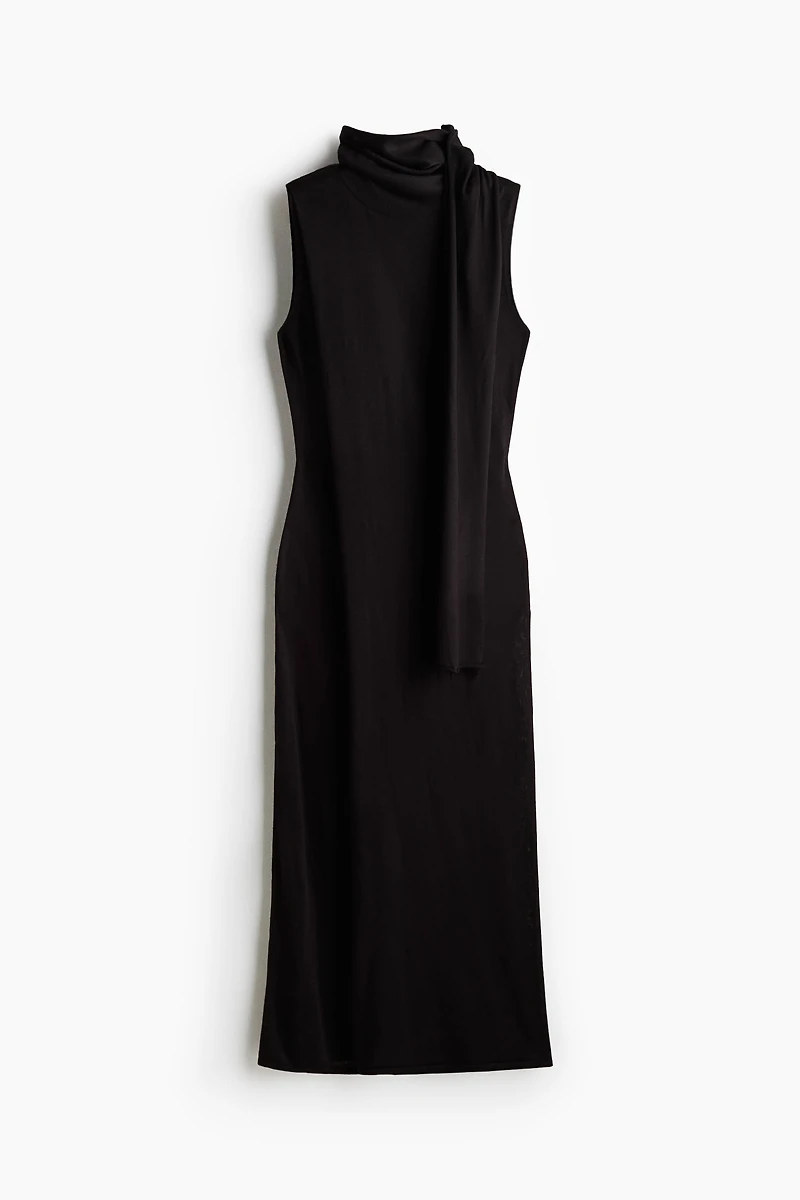 Robe avec col cravate