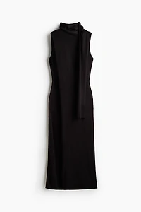 Robe avec col cravate