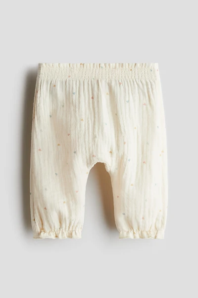 Pantalon en mousseline de coton