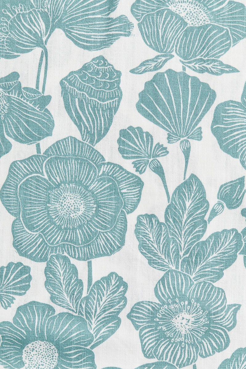Long Cotton-Blend Table Runner