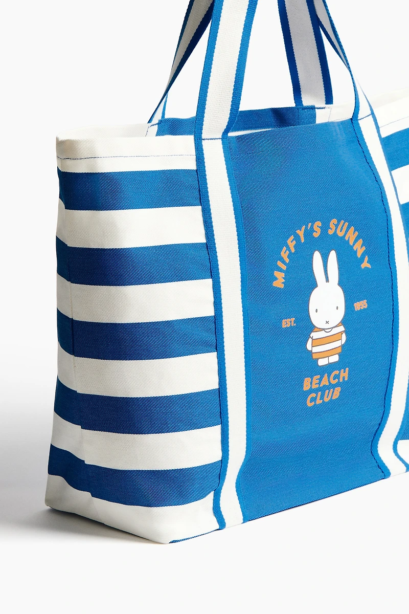 Children's Beach Bag with Printed Motif