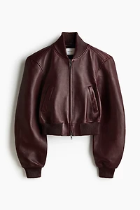 Blouson d'aviateur en cuir