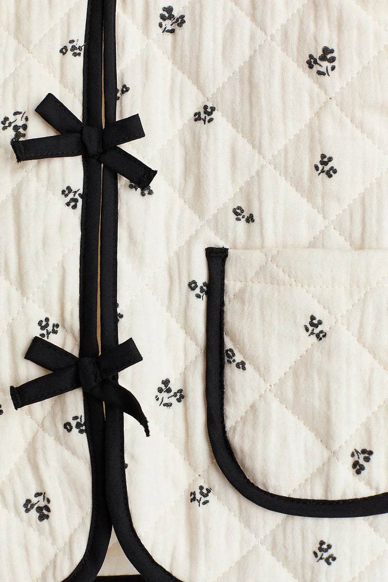 Veste matelassée et imprimée