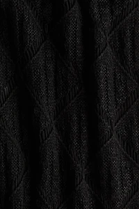 Crochet-Look Pants