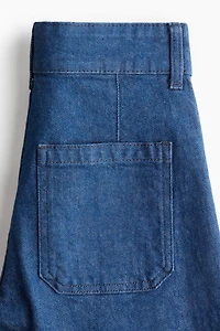 Wide High Ankle Jeans