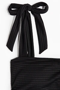 Padded-Cup Tie-Strap Swimsuit
