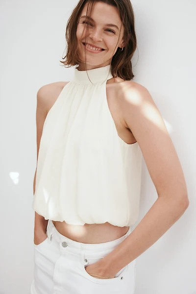 Bubble-Hem Top