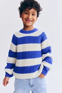 Rib-Knit Cotton Sweater