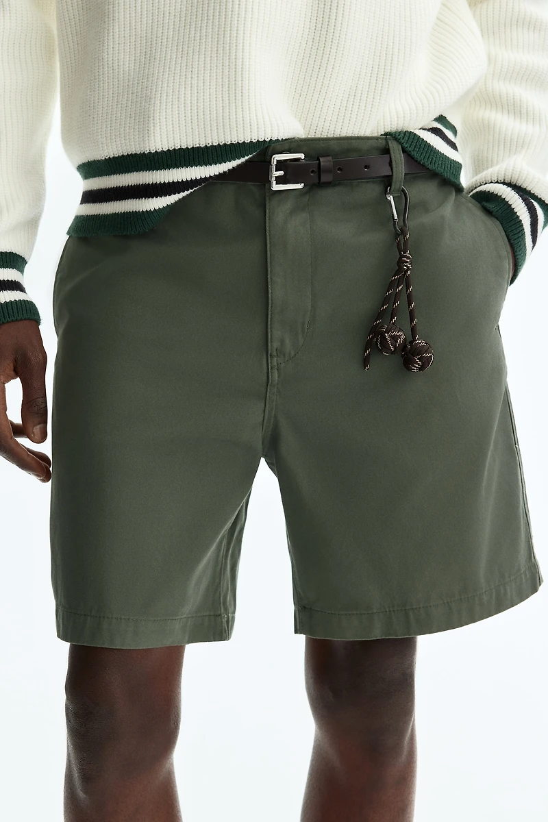 Short en coutil décontracté