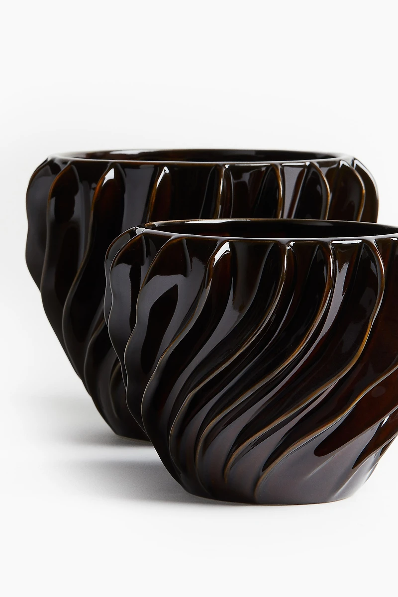 Stoneware Plant Pot