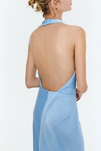 Cowl-Neck Dress