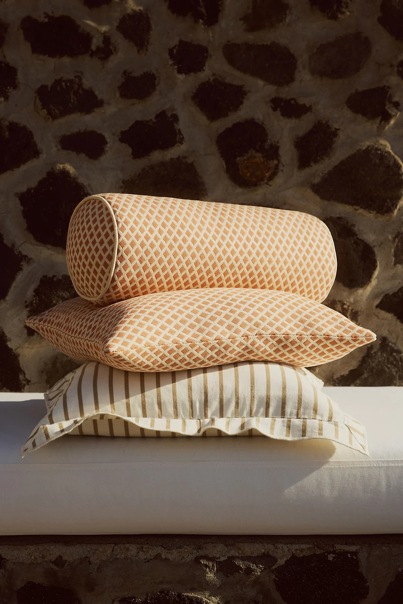 Linen-Blend Cushion Cover