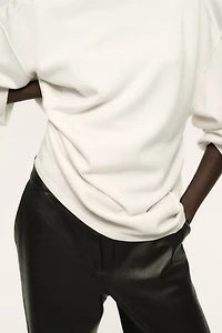 Wool Mock Turtleneck Sweater