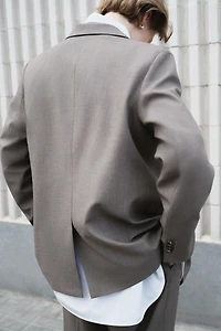 Veston à fermeture croisée