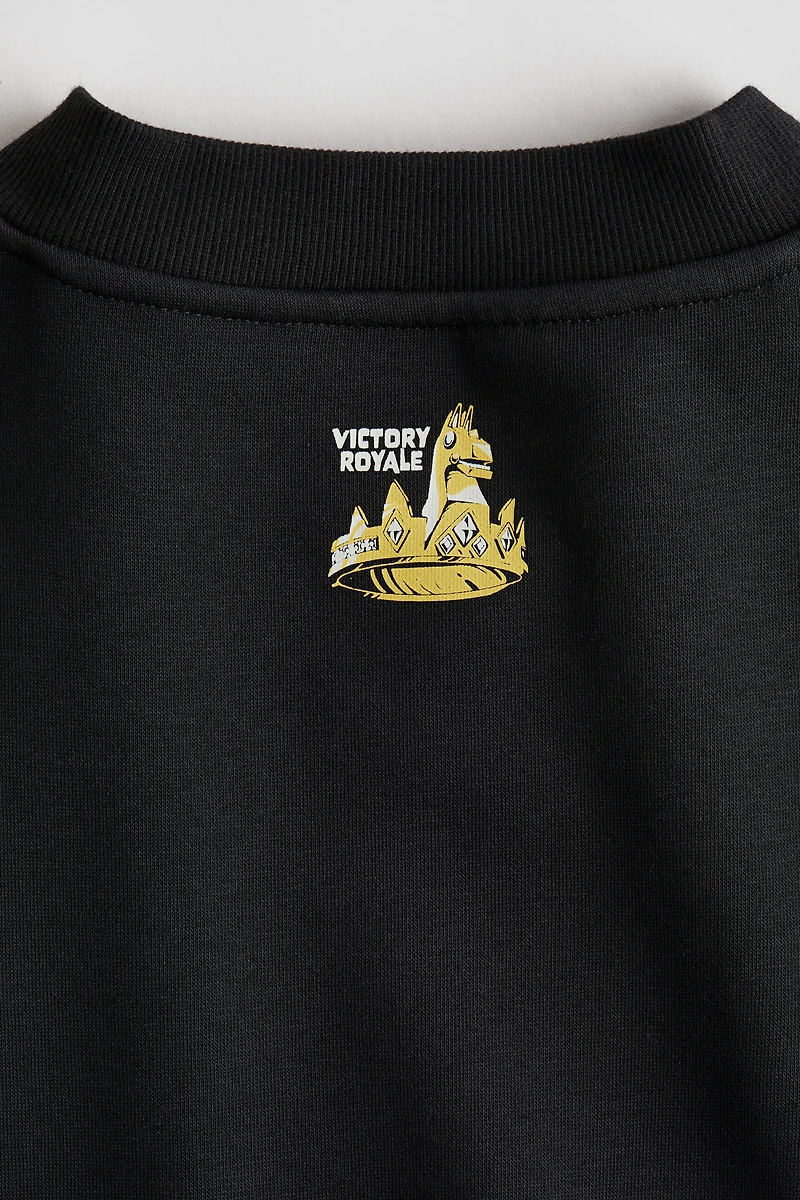 Printed Cotton Sweatshirt